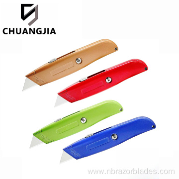 Aluminum Alloy Retractable Utility Knife